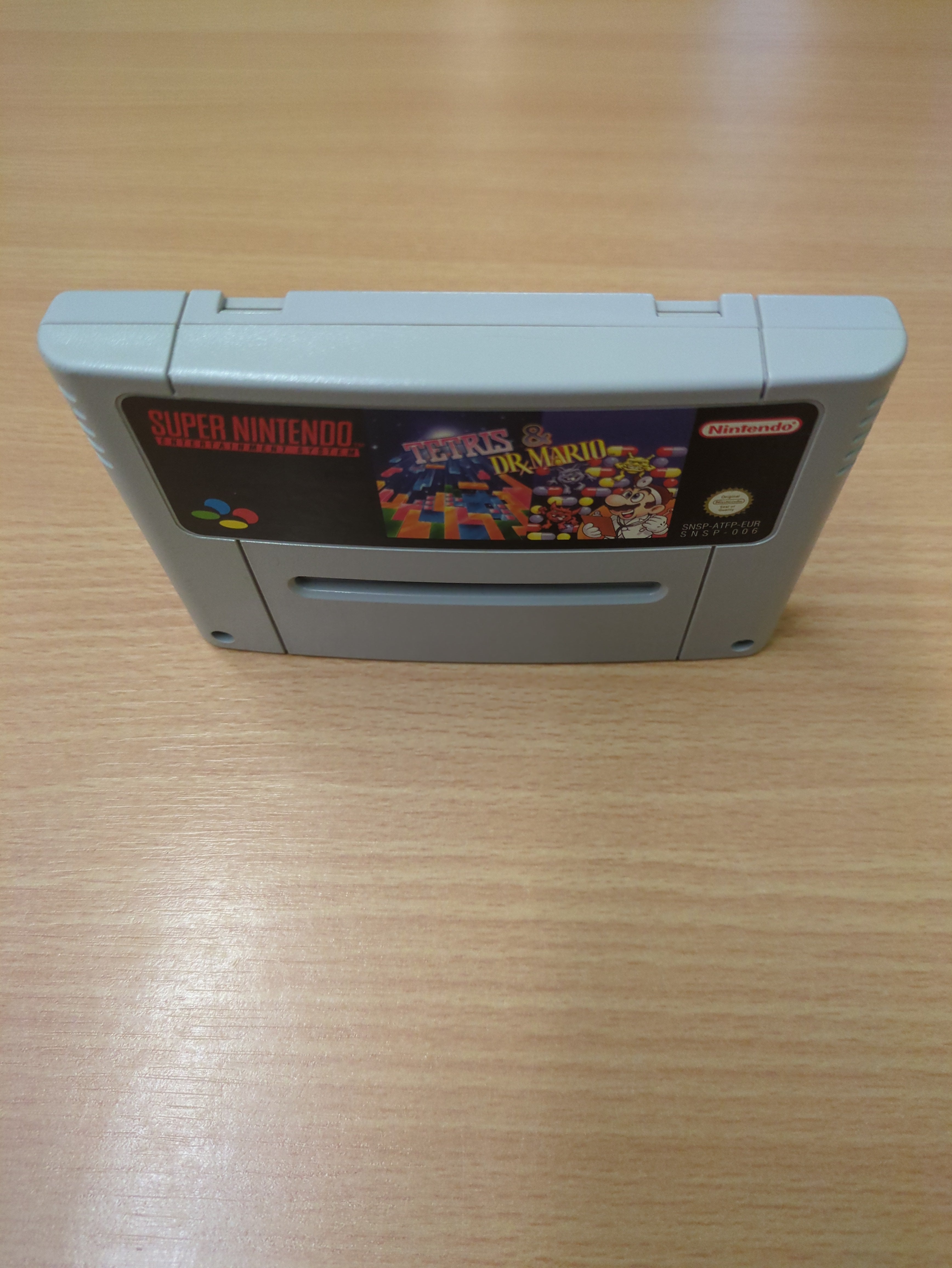 Tetris & Dr. Mario Super Nintendo SNES game Cart Only Tetris & Dr. Mario Super Nintendo SNES game Cart Only